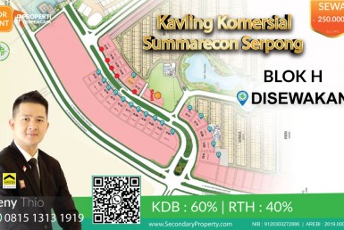 Kavling-Komersial-DISEWAKAN-Summarecon-Serpong-BLOK-H